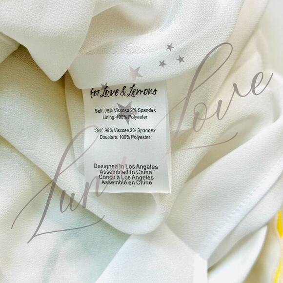 FOR LOVE & LEMONS Millie Maxi Dress (size XS) NWT - Picture 8 of 14